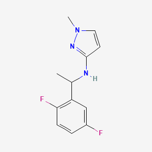 molecular formula C12H13F2N3 B15539576 n-(1-(2,5-Difluorophenyl)ethyl)-1-methyl-1h-pyrazol-3-amine 