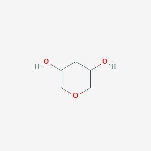 molecular formula C5H10O3 B15539644 Tetrahydropyran-3,5-diol 