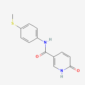 molecular formula C13H12N2O2S B15539731 n-(4-(Methylthio)phenyl)-6-oxo-1,6-dihydropyridine-3-carboxamide 