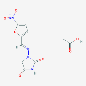 1-(5-Nitrofurfurylideneamino)-3-hydantoinacetate
