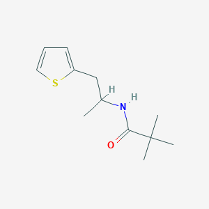 molecular formula C12H19NOS B15539922 n-(1-(Thiophen-2-yl)propan-2-yl)pivalamide 