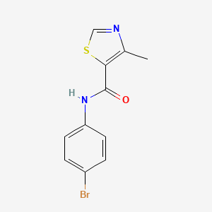 molecular formula C11H9BrN2OS B15540055 n-(4-Bromophenyl)-4-methylthiazole-5-carboxamide 