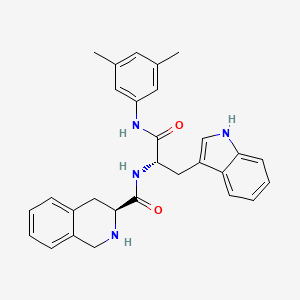 molecular formula C29H30N4O2 B15540165 N-(3,5-dimethylphenyl)-Nalpha-[(3S)-1,2,3,4-tetrahydroisoquinolin-3-ylcarbonyl]-L-tryptophanamide 