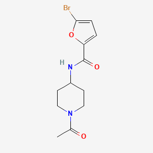 molecular formula C12H15BrN2O3 B15540224 N-(1-acetylpiperidin-4-yl)-5-bromofuran-2-carboxamide 
