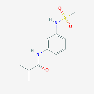 molecular formula C11H16N2O3S B15540248 n-(3-(Methylsulfonamido)phenyl)isobutyramide 