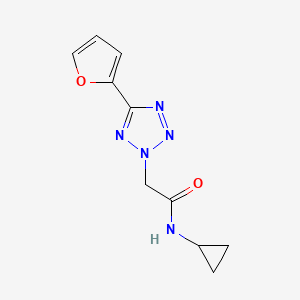 molecular formula C10H11N5O2 B15540253 n-Cyclopropyl-2-(5-(furan-2-yl)-2h-tetrazol-2-yl)acetamide 