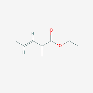 molecular formula C8H14O2 B155405 ethyl (E)-2-methylpent-3-enoate CAS No. 1617-23-8