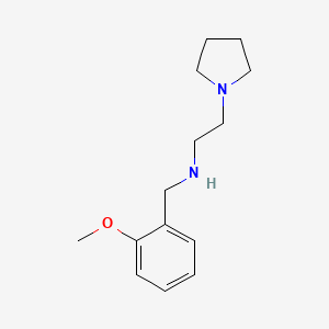 molecular formula C14H22N2O B15540512 N-(2-methoxybenzyl)-2-(pyrrolidin-1-yl)ethanamine 