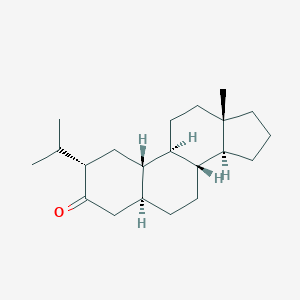 molecular formula C21H34O B155412 5alpha-Estran-3-one, 2alpha-isopropyl- CAS No. 1975-31-1