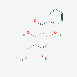 molecular formula C18H18O4 B155418 3-Prenyl-2,4,6-trihydroxybenzophenone 