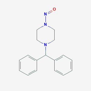 molecular formula C17H19N3O B155423 1-Diphenylmethyl-4-nitrosopiperazine CAS No. 1698-25-5
