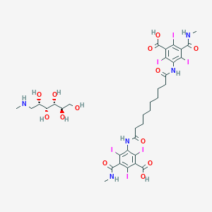 molecular formula C35H45I6N5O13 B155432 Iosefamate meglumine CAS No. 10058-41-0