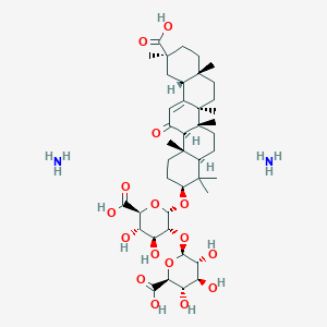 molecular formula C42H68N2O16 B155437 Diammonium Glycyrrhizinate CAS No. 79165-06-3
