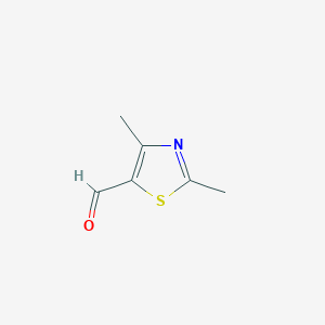 molecular formula C6H7NOS B155443 2,4-Dimethylthiazole-5-carbaldehyde CAS No. 95453-54-6