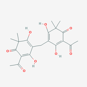 molecular formula C21H24O8 B155449 Albaspidin AA 