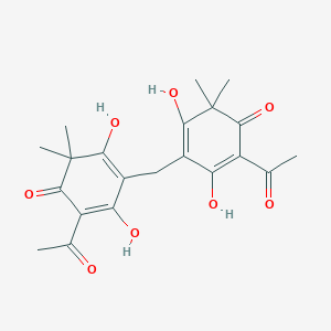 molecular formula C21H24O8 B155449 Albaspidin AA CAS No. 3570-40-9