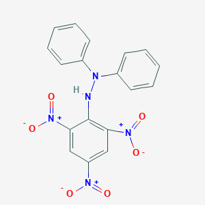 molecular formula C18H13N5O6 B155456 1,1-Diphenyl-2-picrylhydrazine CAS No. 1707-75-1