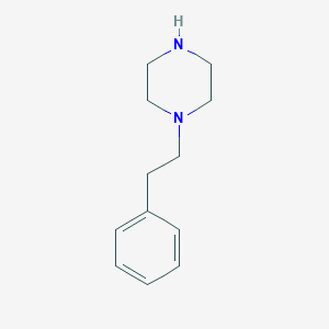 molecular formula C12H18N2 B155460 1-Phenethylpiperazine CAS No. 5321-49-3