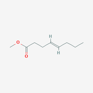 molecular formula C9H16O2 B155487 METHYL (4E)-OCT-4-ENOATE CAS No. 1732-00-9