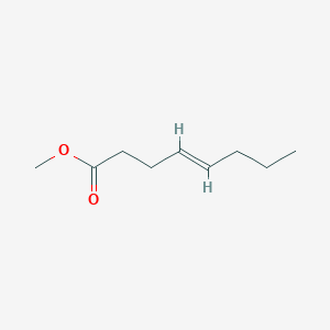 molecular formula C9H16O2 B155487 4-Octenoic acid, methyl ester CAS No. 1732-00-9