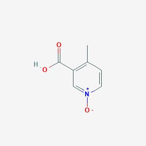 molecular formula C7H7NO3 B155494 4-Methyl-1-oxidopyridin-1-ium-3-carboxylic acid CAS No. 126727-55-7