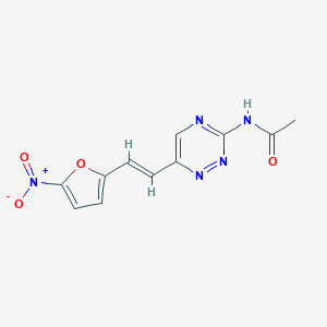 molecular formula C11H9N5O4 B155500 Acetylfuratrizine CAS No. 1789-26-0