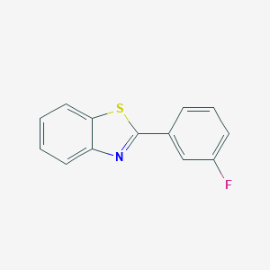 molecular formula C13H8FNS B155506 2-(3-Fluorophenyl)-1,3-benzothiazole CAS No. 1629-07-8