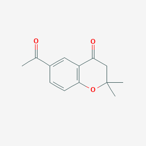 molecular formula C13H14O3 B155515 6-Acetyl-2,2-Dimethylchroman-4-One CAS No. 68799-41-7