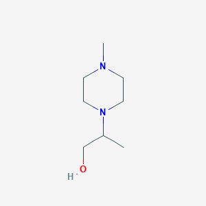 molecular formula C8H18N2O B155524 2-(4-Methylpiperazin-1-yl)propan-1-ol CAS No. 1811-57-0