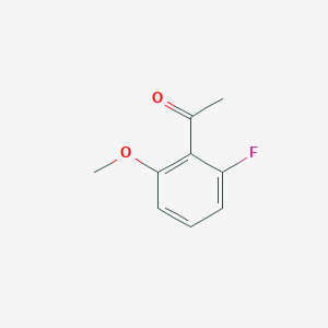 molecular formula C9H9FO2 B155530 1-(2-fluoro-6-methoxyphenyl)ethanone CAS No. 120484-50-6