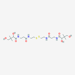 molecular formula C22H42N4O8S2 B155536 Bis(N-pantothenylamidoethyl) disulfide CAS No. 138148-35-3