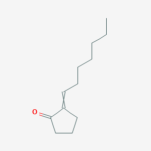 molecular formula C12H20O B155542 2-Heptylidenecyclopentan-1-one CAS No. 39189-74-7