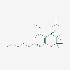 molecular formula C21H30O3 B155545 9-Keto-cannabinoid methyl ether CAS No. 135415-65-5