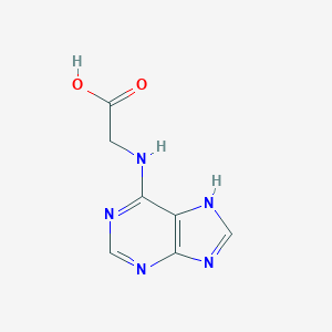 molecular formula C7H7N5O2 B155547 (9H-Purin-6-ylamino)-acetic acid CAS No. 10082-93-6