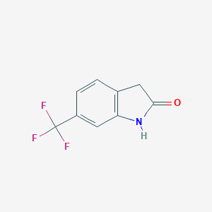 molecular formula C9H6F3NO B155555 6-Trifluoromethyloxindole CAS No. 1735-89-3