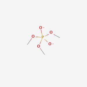 molecular formula C3H9O5P-2 B155569 Trimethoxyphosphorane CAS No. 133930-63-9