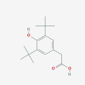 molecular formula C16H24O3 B155575 3,5-二叔丁基-4-羟基苯乙酸 CAS No. 1611-03-6