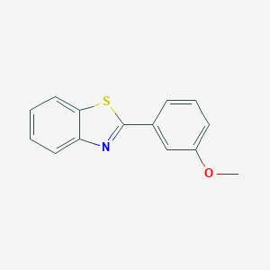 molecular formula C14H11NOS B155592 2-(3-Methoxyphenyl)-1,3-benzothiazole CAS No. 10002-44-5