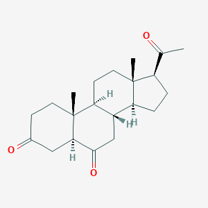 molecular formula C21H30O3 B155596 5alpha-Pregnane-3,6,20-trione CAS No. 1923-27-9
