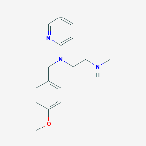 molecular formula C16H21N3O B015560 2-((2-Methylaminoethyl)(p-methoxybenzyl)amino)pyridine CAS No. 104499-47-0