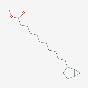 molecular formula C18H32O2 B155601 Bicyclo[3.1.0]hexane-2-undecanoic acid, methyl ester CAS No. 10152-73-5