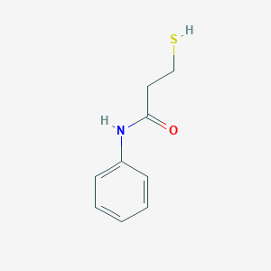 molecular formula C9H11NOS B155608 3-Mercapto-N-phenylpropionamide CAS No. 10220-66-3