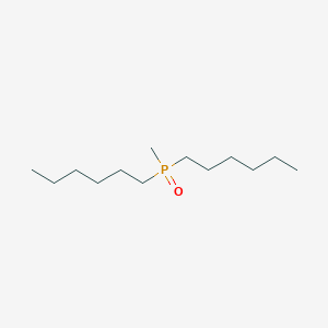 molecular formula C13H29OP B155633 Phosphine oxide, dihexylmethyl- CAS No. 1831-65-8