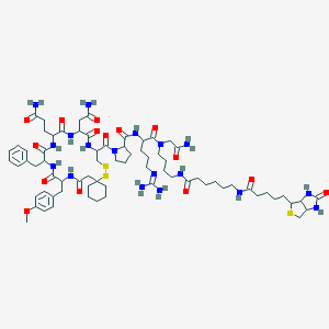molecular formula C72H108N18O15S3 B155648 Albtnavp CAS No. 135484-50-3