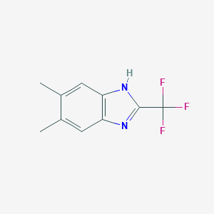 molecular formula C10H9F3N2 B155653 5,6-二甲基-2-三氟甲基苯并咪唑 CAS No. 1799-79-7
