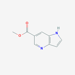 molecular formula C9H8N2O2 B155654 Methyl 1H-pyrrolo[3,2-b]pyridine-6-carboxylate CAS No. 1015609-11-6