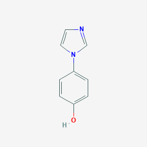 B155665 4-(1h-Imidazol-1-yl)phenol CAS No. 10041-02-8