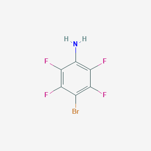 molecular formula C6H2BrF4N B155666 4-Bromo-2,3,5,6-tetrafluoroaniline CAS No. 1998-66-9