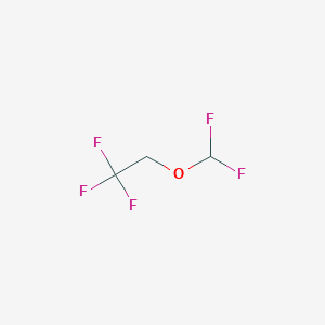 molecular formula C3H3F5O B155667 2-(Difluoromethoxy)-1,1,1-trifluoroethane CAS No. 1885-48-9