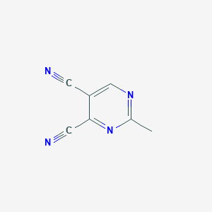 molecular formula C7H4N4 B155682 2-Methylpyrimidine-4,5-dicarbonitrile CAS No. 1860-97-5
